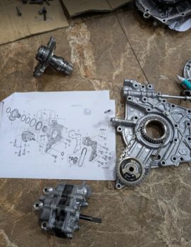 Bên trong hộp số Vô cấp CVT của Xe Honda City 2014-2020,  Honda Brio 2019-2021, Honda Jazz 2018-2022 có gì? Hình ảnh Tháo lắp , thay thế Tất cả các Bánh răng, vòng bi, các bộ phận chi tiết trong hộp số CVT của Honda