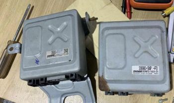 Cụm hộp điều khiển EPS trong táp lô, hộp trợ lực thước lái xe Honda Civic 2.0 2006-2011 hàng bãi