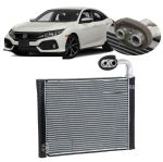 Dàn lạnh trước trong táp lô Xe Honda Civic 2016-2021, Honda Accord 2018-2026 Giàn lạnh civic gen 10 80211TBAA11 80211TBAA12 80211TETH11 80211-TBA-A11 80211-TBA-A12 80211-TET-H11