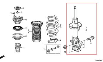 Giảm xóc trước Civic 2.0 2012-2015