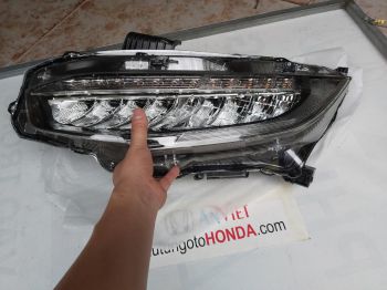 Đèn pha xe honda Civic có led 2018
