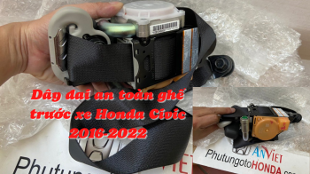 Dây đai an toàn ghế trước xe Honda CIVIC 2016 đến 2022